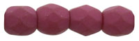 Fire-Polish 3mm (loose) : Purple Wine