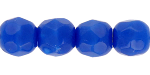 Fire-Polish 3mm (loose) : Opaque Blue