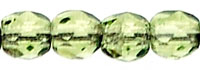 Fire-Polish 3mm (loose) : Dk Olivine