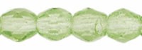 Fire-Polish 3mm (loose) : Lime Green