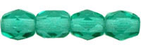 Fire-Polish 3mm (loose) : Dk Emerald