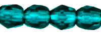 Fire-Polish 3mm (loose) : Dk Emerald