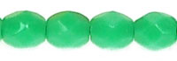 Fire-Polish 3mm (loose) : Green Turquoise