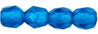 Fire-Polish 3mm (loose) : Capri Blue