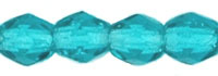 Fire-Polish 3mm (loose) : Teal