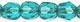 Firepolish 3mm (loose) : Dk Teal