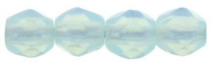 Fire-Polish 3mm (loose) : Milky Aquamarine