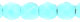 Firepolish 3mm (loose) : Sky Blue Coral
