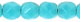 Firepolish 3mm (loose) : Sky Blue Coral
