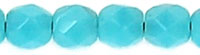 Fire-Polish 3mm (loose) : Sky Blue Coral