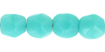 Fire-Polish 3mm (loose) : Opaque Turquoise