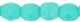 Fire-Polish 3mm (loose) : Opaque Turquoise