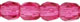 Firepolish 3mm (loose) : Fuchsia