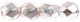Firepolish 3mm (loose) : Coated - White Pearl