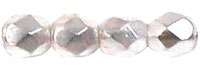 Fire-Polish 3mm (loose) : Coated - White Pearl