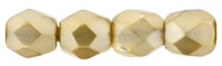 Fire-Polish 3mm (loose) : Golden