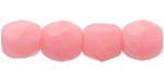 Fire-Polish 3mm (loose) : Opaque Pink