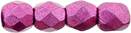 Fire-Polish 3mm (loose) : ColorTrends: Saturated Metallic Pink Yarrow