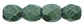 Firepolish 3mm (loose) : Metallic Suede - Lt Green