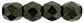 Firepolish 3mm (loose) : Metallic Suede - Dk Green