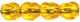 Firepolish 3mm (loose) : Lemon