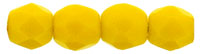 Fire-Polish 3mm (loose) : Sunflower Yellow