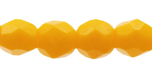 Fire-Polish 3mm (loose) : Sunflower Yellow