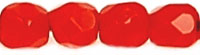 Fire-Polish 3mm (loose) : Opaque Lt Red