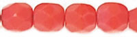 Fire-Polish 3mm (loose) : Opaque Red
