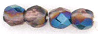 Fire-Polish 3mm : Blue Iris - Amethyst