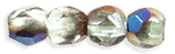 Fire-Polish 3mm (loose) : Blue Iris - Peridot