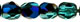 Firepolish 3mm (loose) : Blue Iris - Teal