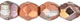 Firepolish 3mm (loose) : Apollo - Gold