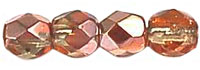 Fire-Polish 3mm (loose) : Copper - Topaz