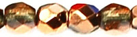 Fire-Polish 3mm (loose) : Copper - Smoky Topaz