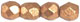 Firepolish 3mm (loose) : Matte - Metallic Flax