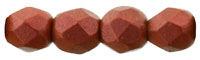 Fire-Polish 3mm (loose) : Matte - Metallic Lava