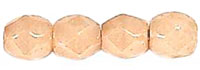 Fire-Polish 3mm (loose) : Luster - Opaque Champagne