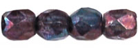 Fire-Polish 3mm (loose) : Luster - Transparent Amethyst