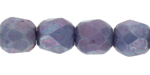 Firepolish 3mm (loose) : Luster - Metallic Amethyst Chalk