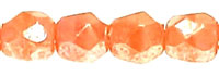 Fire-Polish 3mm (loose) : Luster - Pink Coral