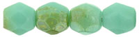 Fire-Polish 3mm (loose) : Luster - Lt Champagne Turquoise