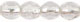 Firepolish 3mm (loose) : Crystal - Silver-Lined