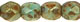 Firepolish 3mm (loose) : Turquoise - Picasso
