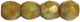 Firepolish 3mm (loose) : Opaque Pale Turquoise - Picasso