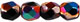 Firepolish 3mm (loose) : Vitex - Jet