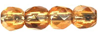 Fire-Polish 3mm (loose) : Twilight - Med Topaz