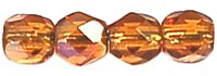 Fire-Polish 3mm (loose) : Twilight - Dk Topaz