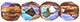 Firepolish 3mm (loose) : Dk Topaz AB