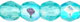 Firepolish 3mm (loose) : Teal AB